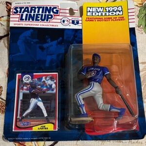 Starting Lineup Joe Carter Figure and Card